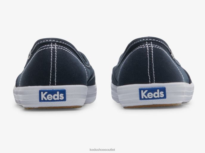 Footwear The Mini Canvas Slip On Sneaker Women Keds 4D6HZ7 Navy