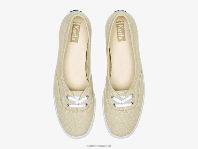 Footwear The Mini Dots Print Slip On Sneaker Women Keds 4D6HZ9 Tan White