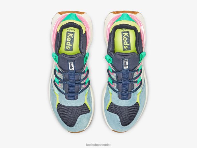 Footwear Tiasa Trail Slip On Sneaker Women Keds 4D6HZ186 Navy Multi