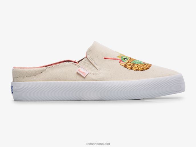 Footwear Kickback Mule Cocktails Slip On Sneaker Women Keds 4D6HZ15 Natural