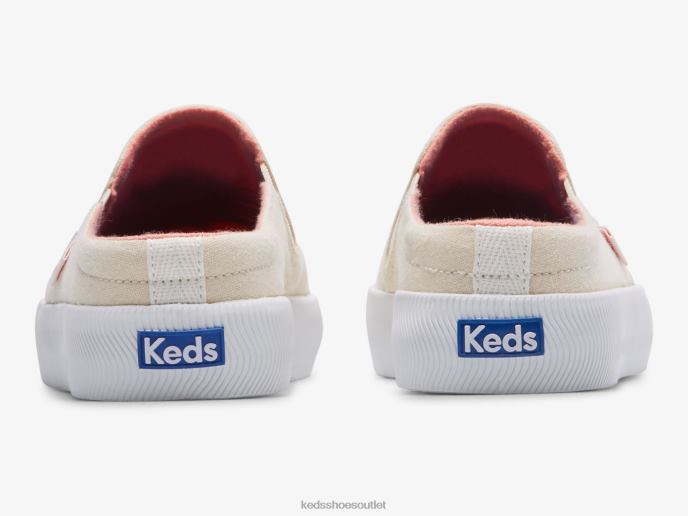 Footwear Kickback Mule Cocktails Slip On Sneaker Women Keds 4D6HZ15 Natural