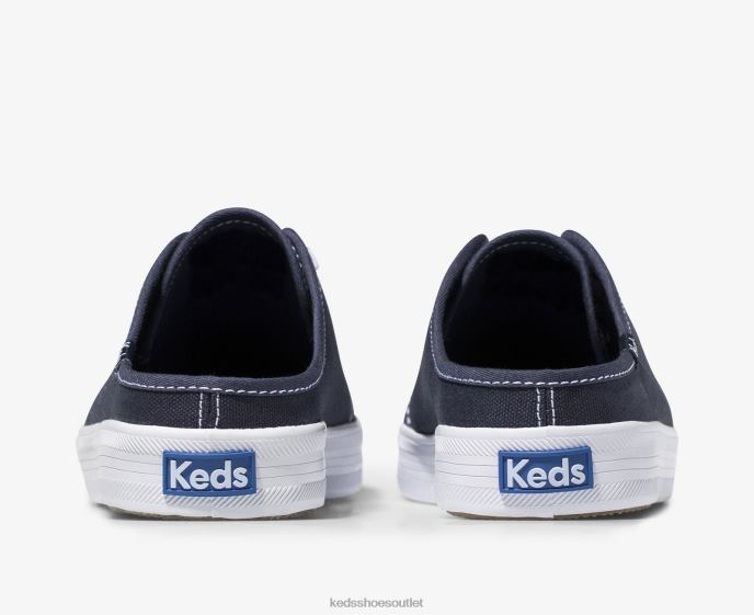 Footwear Kickstart Mule Canvas Slip On Sneaker Women Keds 4D6HZ12 Navy