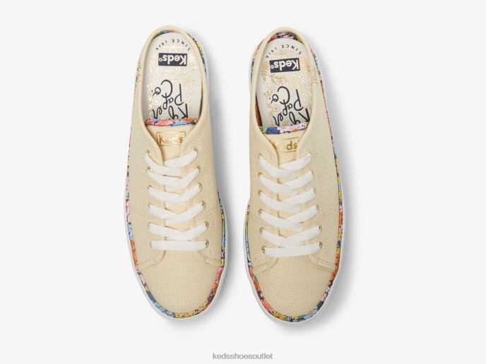 Footwear Kickstart Mule Raffia Women Keds x Rifle Paper Co. 4D6HZ54 Natural