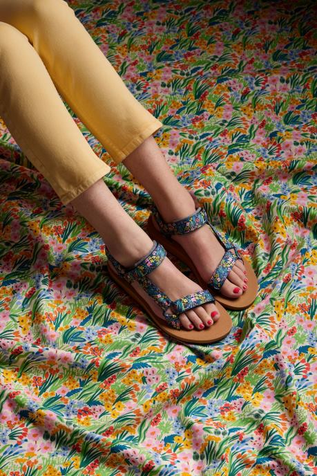 Footwear Trio Sandal Women Keds x Rifle Paper Co. 4D6HZ55 Navy