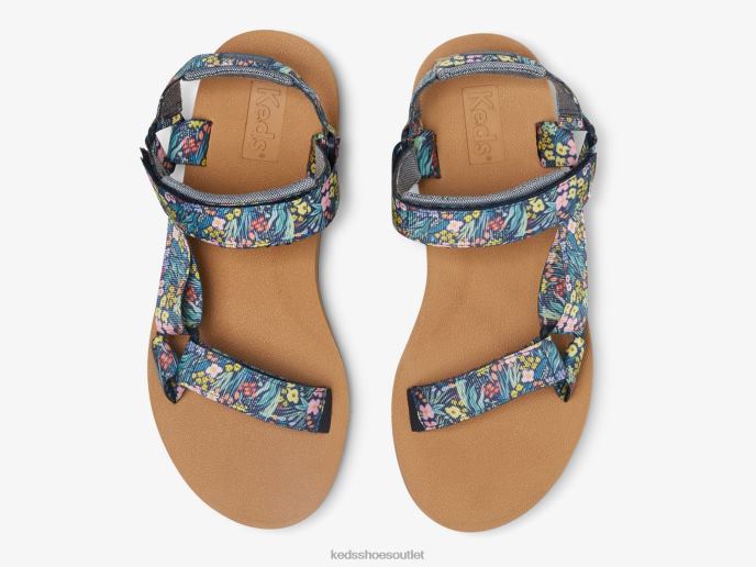 Footwear Trio Sandal Women Keds x Rifle Paper Co. 4D6HZ55 Navy