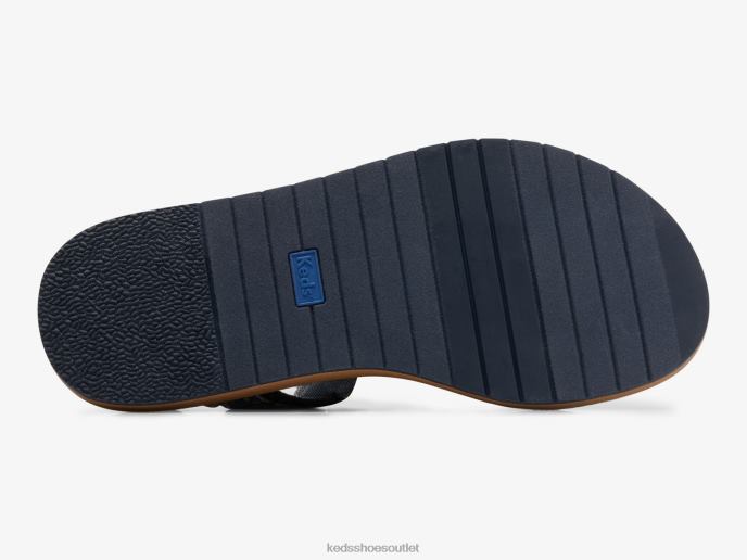 Footwear Trio Sandal Women Keds x Rifle Paper Co. 4D6HZ55 Navy