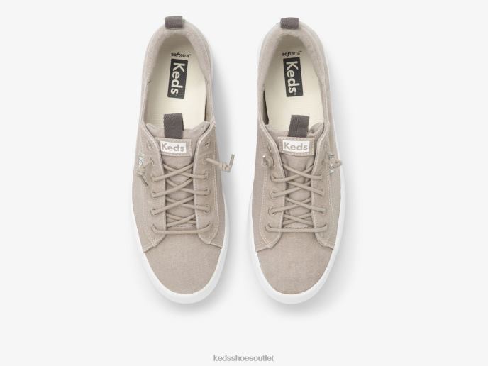 Footwear Kickback Canvas Washable Sneaker Women Keds 4D6HZ34 Grey