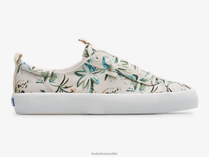 Footwear Kickback Island Print Sneaker Women Keds 4D6HZ23 Beige Multi