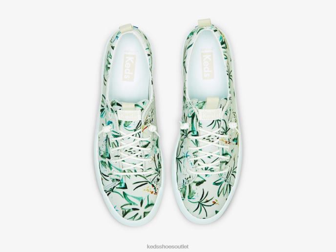 Footwear Kickback Island Print Sneaker Women Keds 4D6HZ23 Beige Multi