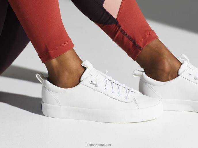 Footwear Kickback Leather Sneaker Women Keds 4D6HZ31 White