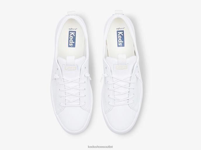 Footwear Kickback Leather Sneaker Women Keds 4D6HZ31 White
