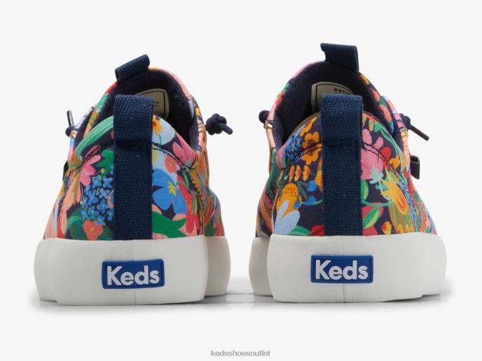 Footwear Kickback Sicily Women Keds x Rifle Paper Co. 4D6HZ22 Navy Multi