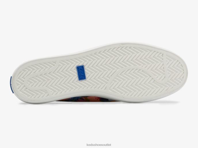 Footwear Kickback Sicily Women Keds x Rifle Paper Co. 4D6HZ22 Navy Multi